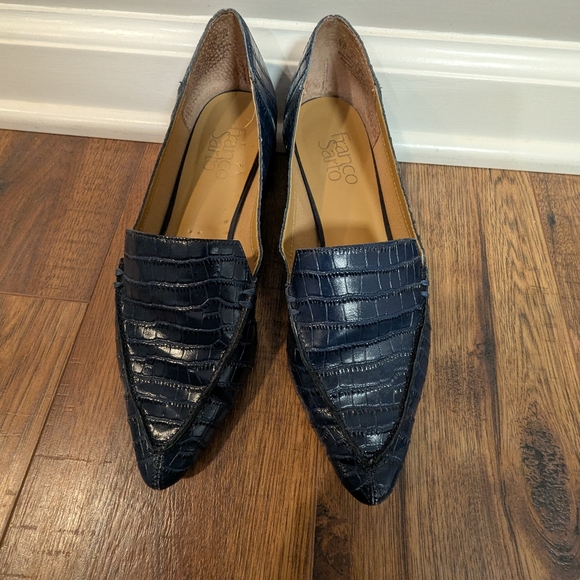 Franco sarto navy loafers - Picture 3 of 7